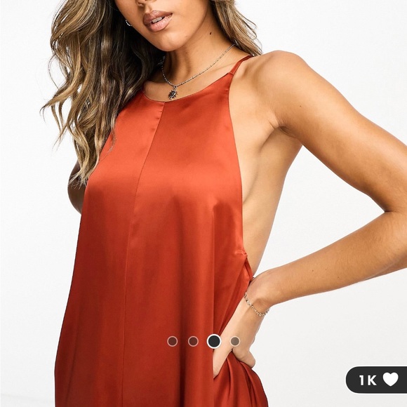 Satin Jumpsuit from ASOS - Picture 3 of 4